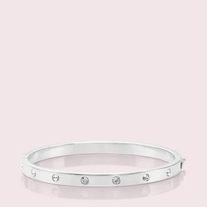 Silver and Rhinestone Bracelet